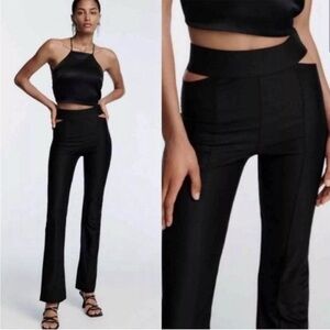 NWT ZARA 2024 COLLECTION ZARA CUT OUT PANTS SIZE M